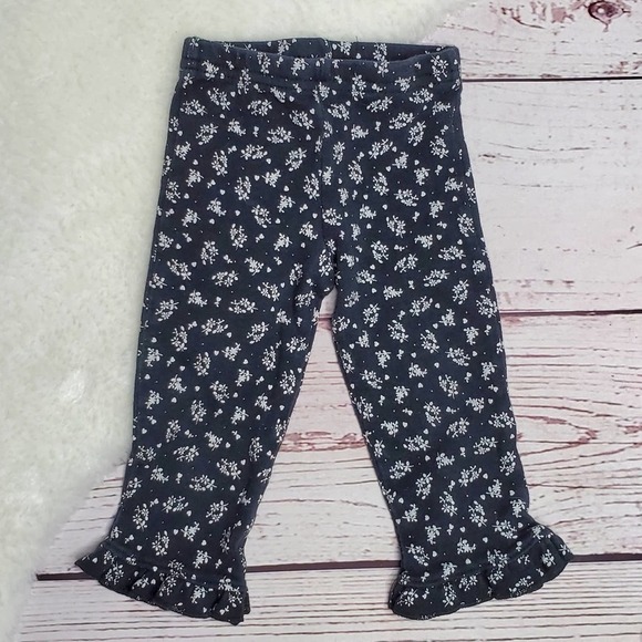 Carter's Floral Print Pants Bundle 3 Pairs 3-6 Mo - Picture 8 of 10